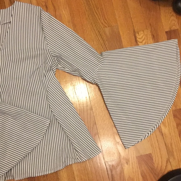 Lord & Taylor Bell-Sleeve Top - Picture 6 of 7
